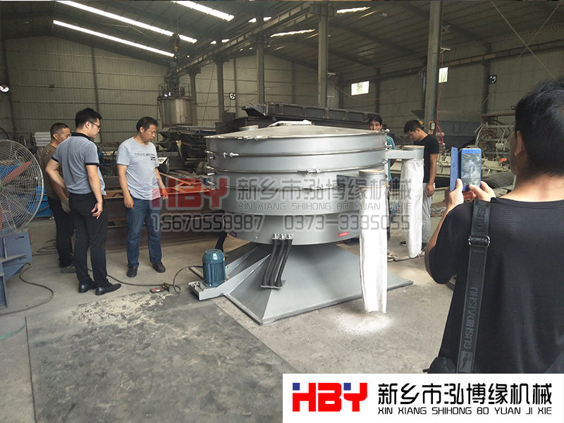 山西忻州客戶(hù)細(xì)沙篩分來(lái)我廠試機(jī)